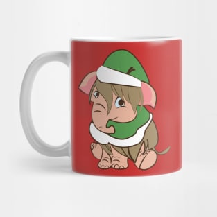 Elf-ephant Mammoth Chritsmas Mug